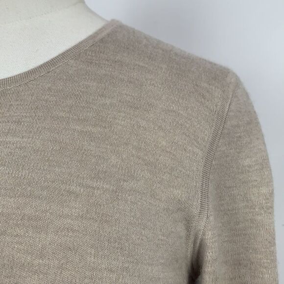 Derek Lam tan silk and cashmere a-line tunic sweater - Picture 6 of 12